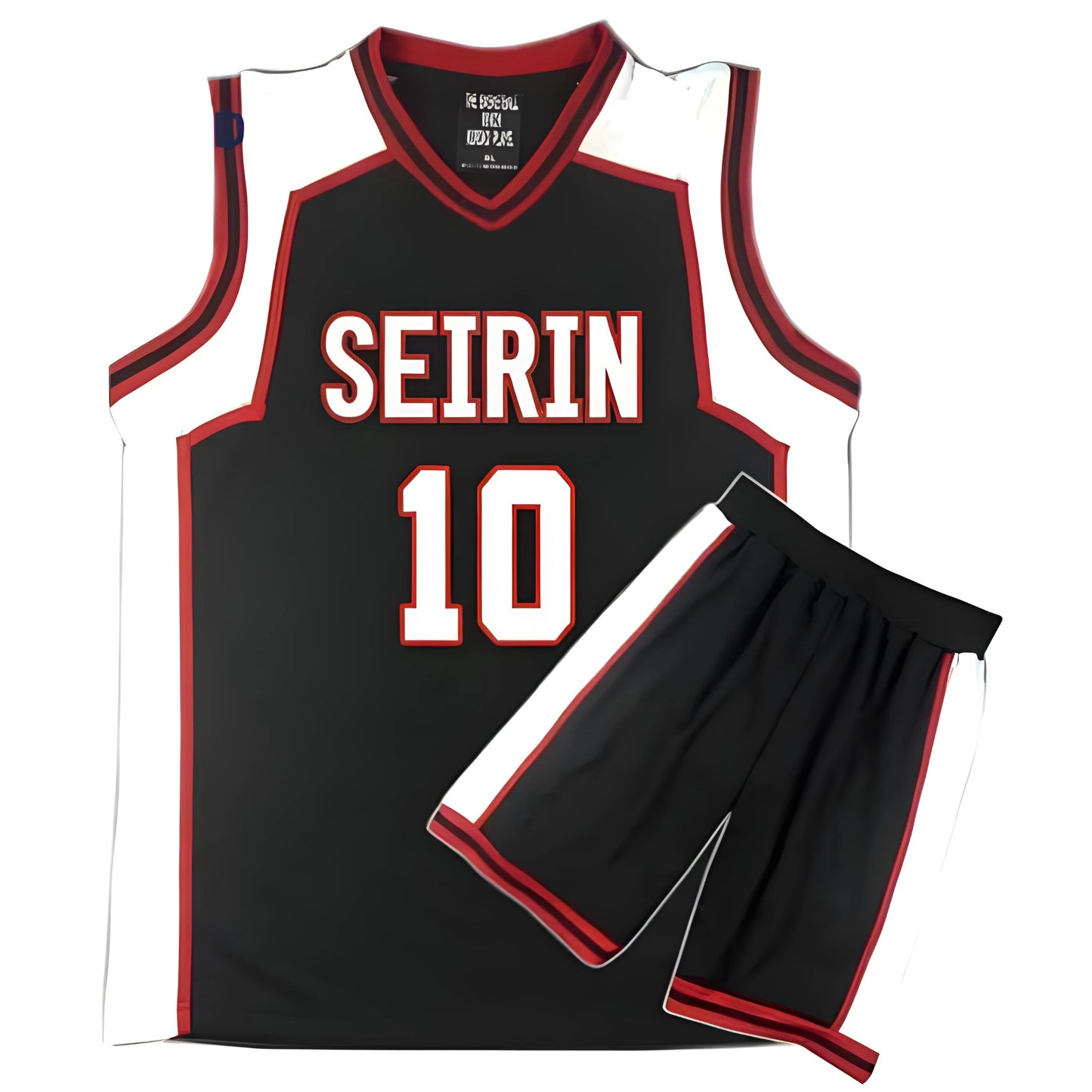 Seirin Kagami Taiga & Kuroko Tetsuya Jersey & Shorts Black