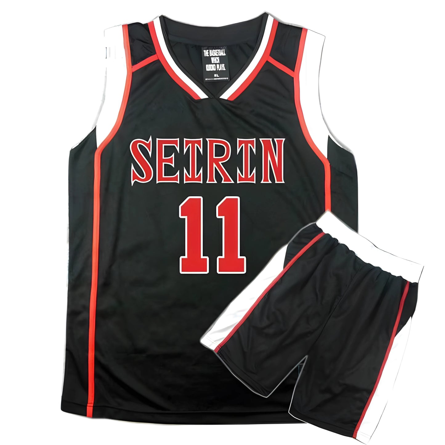 Seirin Kagami Taiga & Kuroko Tetsuya Jersey & Shorts Black